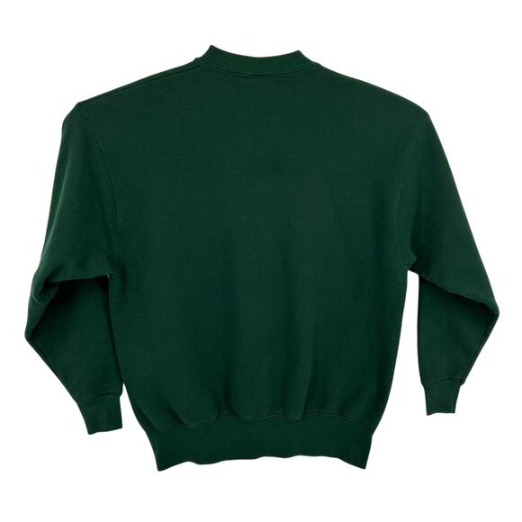 VTG 90s Men's Fruit of the Loom Connecticut Christmas Heavweight Crewneck Sz L - Picture 4 of 5